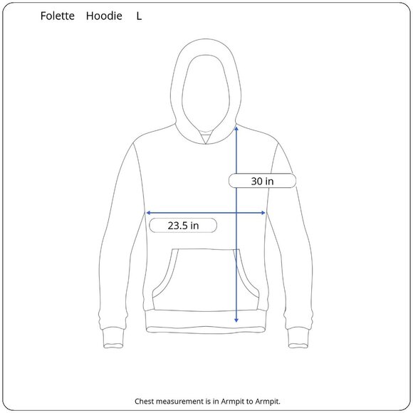 Folette Navy Blue Hoodie Embroidered Gold Crest Nautical Preppy Retro Casual - Picture 3 of 9